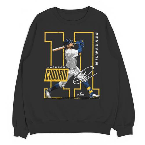 Jackson Chourio Milwaukee MLB Baseball Player MLBJCH202M Unisex Sweatshirt - Sportilla