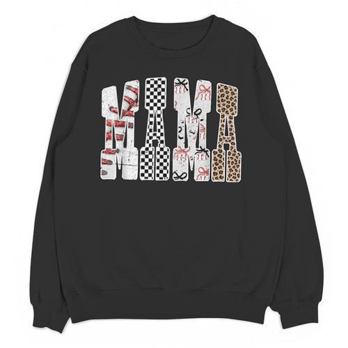 Mama Baseball Season Happy Game Day Trendy Sports Mom Unisex Sweatshirt - Sportilla