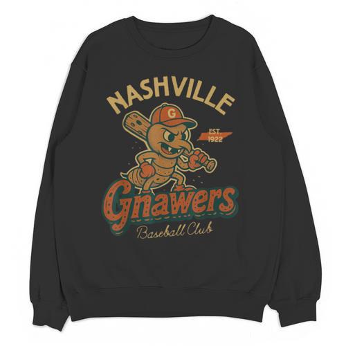Nashville Gnawers Retro Minor League Baseball Unisex Sweatshirt - Sportilla