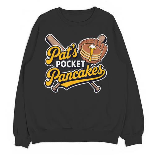 Pat's Pocket Pancakes Baseball Glove Stack Syrup Unisex Sweatshirt - Sportilla