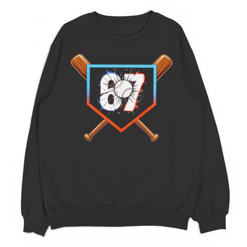 Six Seven 67 Baseball Birthday Boy Men Kids Boys Unisex Sweatshirt - Sportilla