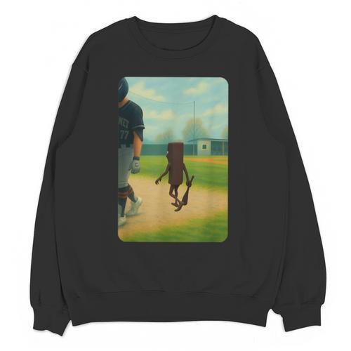Tung Tung Tung Sahur Baseball Meme Unisex Sweatshirt - Sportilla