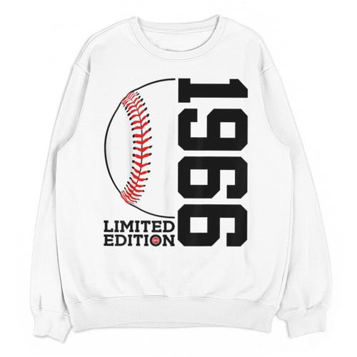 60th Birthday Baseball Limited Edition 1966 Unisex Sweatshirt - Sportilla
