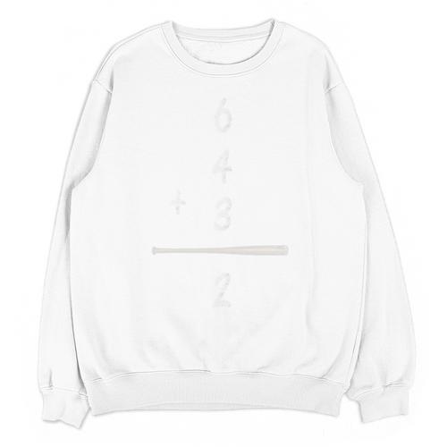 Baseball Math 6 4 3 2 Double Play Cute Softball Game Premium Tri-Blend Unisex Sweatshirt - Sportilla