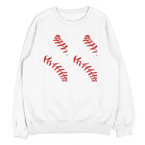 Distressed Baseball Number 44 Jersey Uniform Player Fan Unisex Sweatshirt - Sportilla