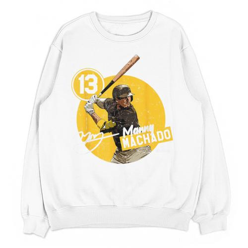 Manny Machado San Diego MLB Baseball Players MLBMAC4056 Unisex Sweatshirt - Sportilla