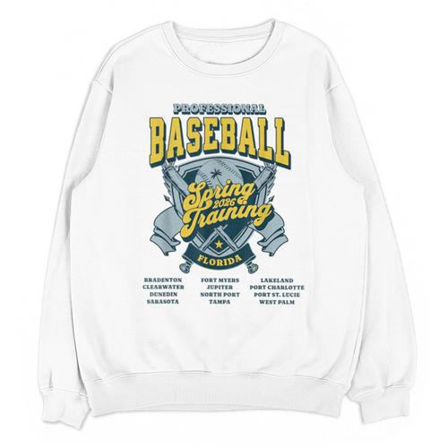 Professional Baseball Spring Training 2026 Florida Cities Unisex Sweatshirt - Sportilla