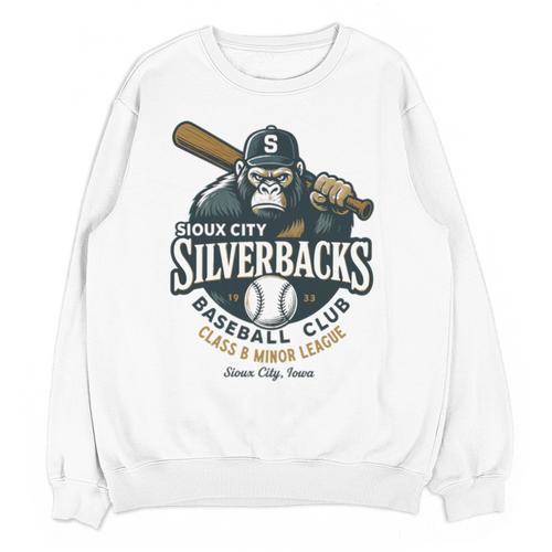 Sioux City Silverbacks Retro Minor League Baseball Unisex Sweatshirt - Sportilla