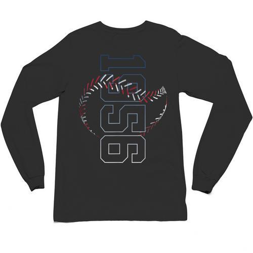 70 Years 1956 Baseball 70TH Birthday Unisex Long Sleeve T-Shirt - Sportilla