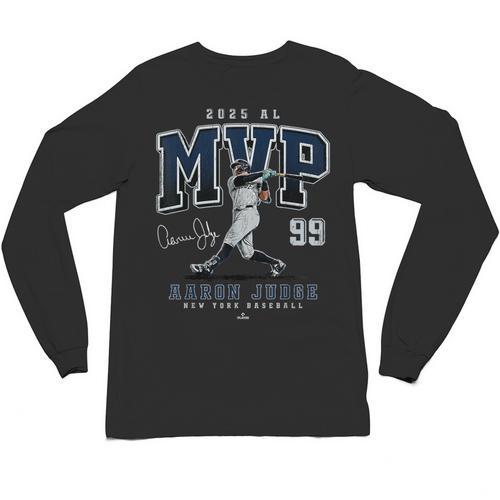 Aaron Judge 2025 AL MVP New York Baseball MLBPA Unisex Long Sleeve T-Shirt - Sportilla