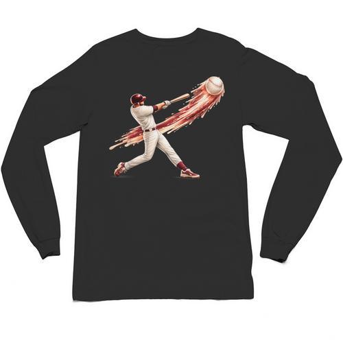 Baseball Drip Team For Boys And Girls Ice Cream Cool Unisex Long Sleeve T-Shirt - Sportilla