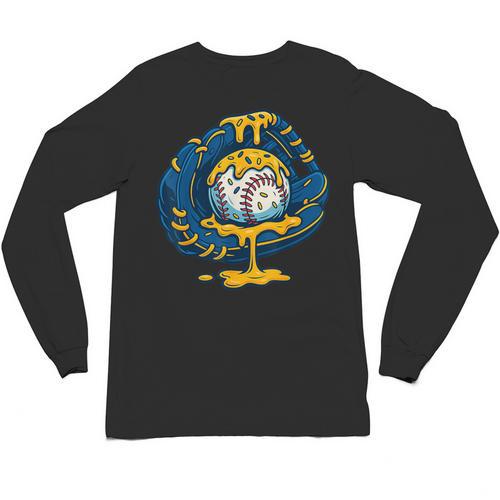 Baseball Drip Team For Boys Ice Cream Cool Unisex Long Sleeve T-Shirt - Sportilla