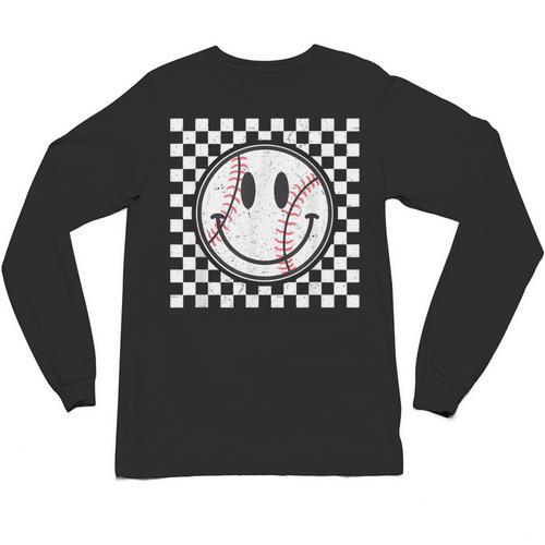 Baseball Season Happy Game Day Trendy Sports Vintage Unisex Long Sleeve T-Shirt - Sportilla