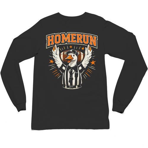 Football Referee Touchdown Baseball Homerun Goose Unisex Long Sleeve T-Shirt - Sportilla
