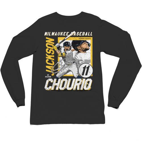 Jackson Chourio Milwaukee MLB Baseball Player MLBJCH203M Unisex Long Sleeve T-Shirt - Sportilla
