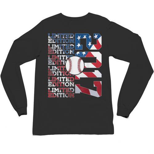 Limited Edition 2017 Baseball 9TH Birthday Unisex Long Sleeve T-Shirt - Sportilla