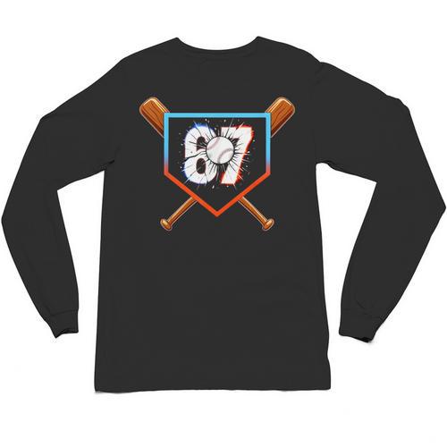 Six Seven 67 Baseball Birthday Boy Men Kids Boys Unisex Long Sleeve T-Shirt - Sportilla