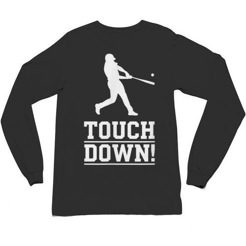 Touchdown Baseball Football Sports Unisex Long Sleeve T-Shirt - Sportilla