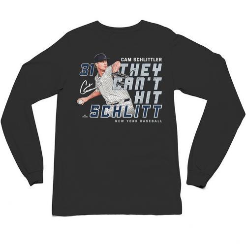 They Can't Hit Schlitt Cam Schlittler New York Baseball MLBP Unisex Long Sleeve T-Shirt - Sportilla