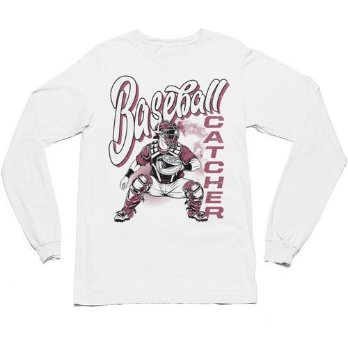 Baseball Catcher Gear Home Plate Premium Tri-Blend Unisex Long Sleeve T-Shirt - Sportilla