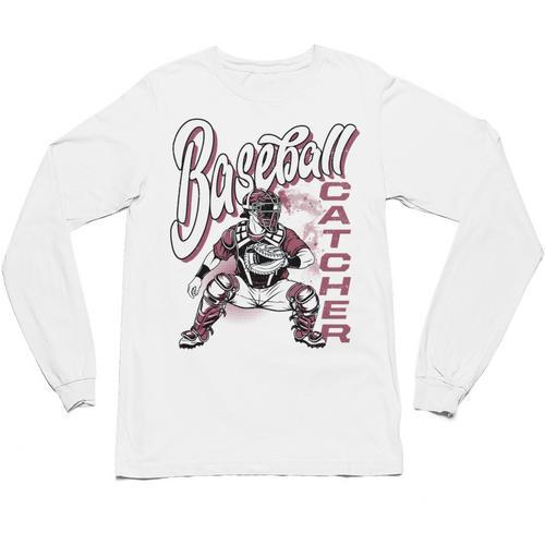 Baseball Catcher Gear Home Plate Unisex Long Sleeve T-Shirt - Sportilla