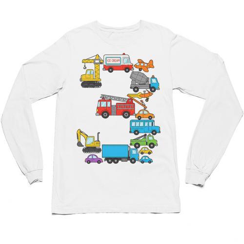 Baseball Ice Cream Drip Vehicles Youth Baseball Drip Premium Tri-Blend Unisex Long Sleeve T-Shirt - Sportilla