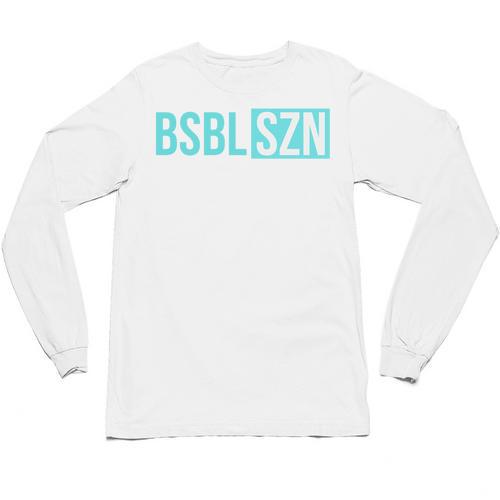 BSBL SZN Baseball Season Game Day Boys Girls Youth Premium Tri-Blend Unisex Long Sleeve T-Shirt - Sportilla