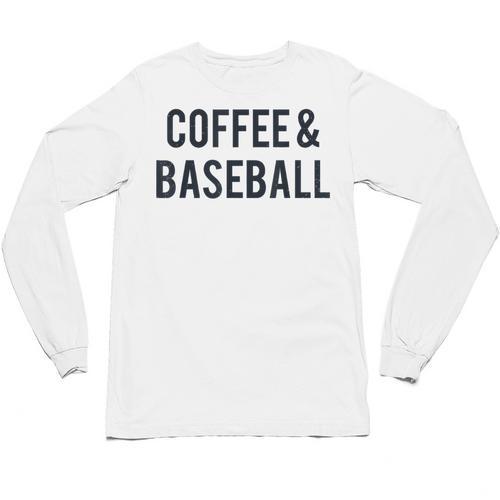 Coffee And Baseball Unisex Long Sleeve T-Shirt - Sportilla