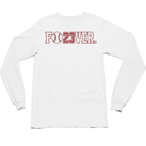 Fo23ver Baseball Sports Fan 23 Forever Unisex Long Sleeve T-Shirt - Sportilla