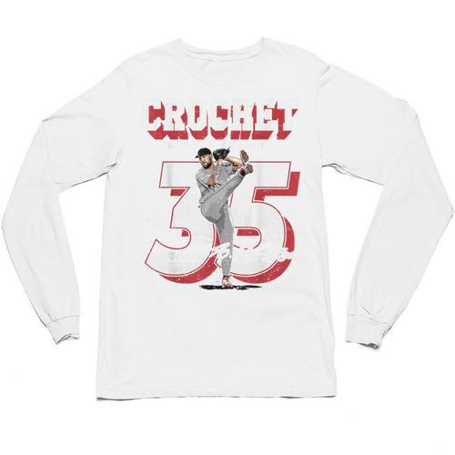 Garrett Crochet Boston Baseball Players MLBGCR201M Unisex Long Sleeve T-Shirt - Sportilla