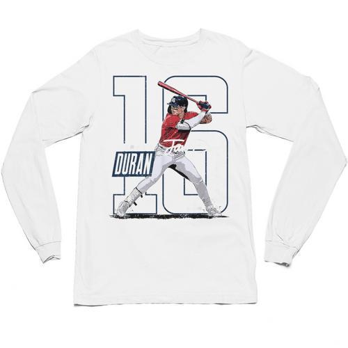 Jarren Duran Boston MLB Baseball Players MLBJDU202M Unisex Long Sleeve T-Shirt - Sportilla