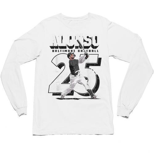 Pete Alonso Baltimore Baseball Players MLBPAL204M Unisex Long Sleeve T-Shirt - Sportilla