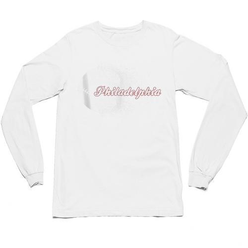 Philadelphia Baseball Skyline Philly Men Women Unisex Long Sleeve T-Shirt - Sportilla
