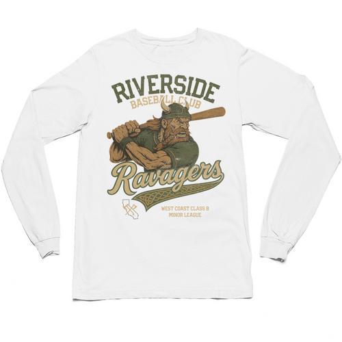 Riverside Ravagers Retro Minor League Baseball Unisex Long Sleeve T-Shirt - Sportilla