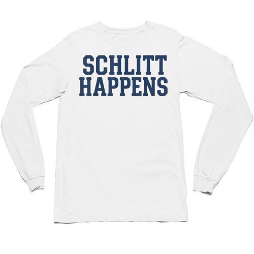 Schlitt Happens NY Bronx I Heart Baseball Apparel Unisex Long Sleeve T-Shirt - Sportilla