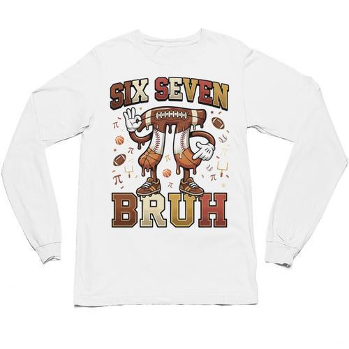 Six Seven 67 Happy Pi Day 314 Football Basketball Baseball Unisex Long Sleeve T-Shirt - Sportilla