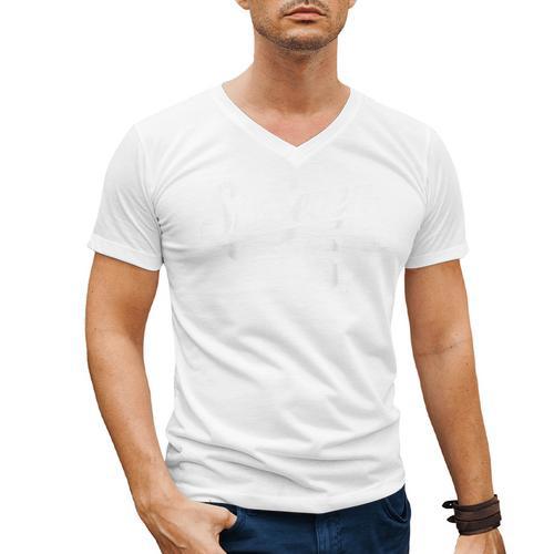 Six Seven Baseball Style Number 67 Sports Slang Meme Kids Men's V-Neck T-Shirt - Sportilla