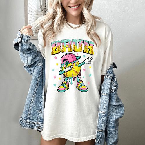 Baseball Life Style 101 Apparel Youth Drip Baseball Boys Kid Women's Comfort Colors T-Shirt - Sportilla