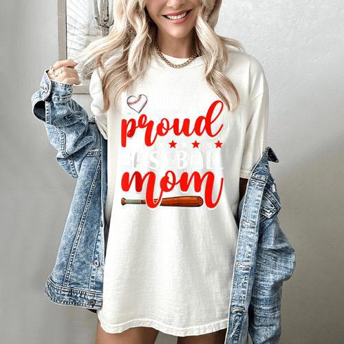 Baseball Mom Sport Mommy Baseball Mama Mother's Day Women's Comfort Colors T-Shirt - Sportilla