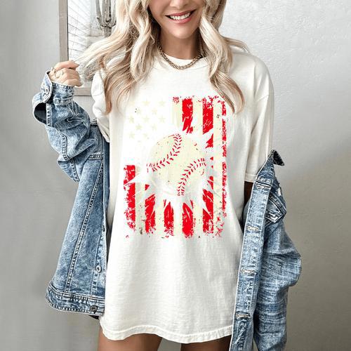 Ice Cream Baseball Drip Respect The Drip Youth Boy Baseball Women's Comfort Colors T-Shirt - Sportilla
