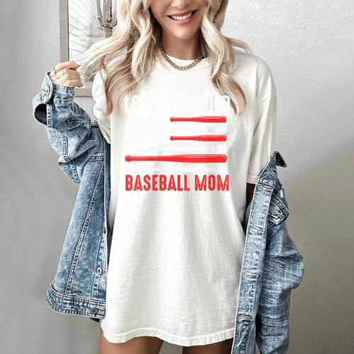 Loud & Proud Baseball Mom Sport Women's Comfort Colors T-Shirt - Sportilla