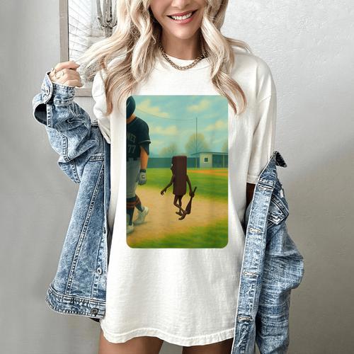 Tung Tung Tung Sahur Baseball Meme Women's Comfort Colors T-Shirt - Sportilla
