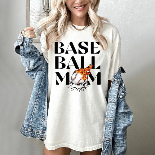Baseball Mom Game Day Game Day Women's Comfort Colors T-Shirt - Sportilla