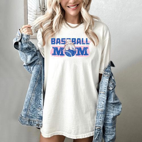 Cool Baseball Mom Mother's Day Mama Woman Cute Women's Comfort Colors T-Shirt - Sportilla