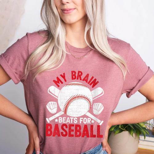 Baseball Mom Meme Quote Women's Heather T-Shirt - Sportilla