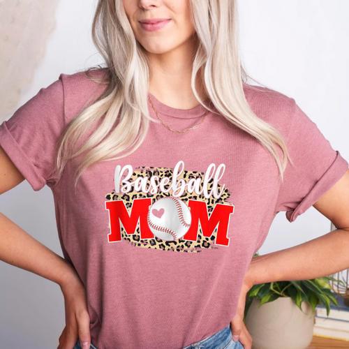 Baseball Mom Mother's Day For Mom Game Day Outfit Women's Heather T-Shirt - Sportilla