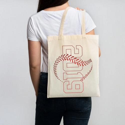 7 Years 2019 Baseball 7TH Birthday Canvas Tote Bag - Sportilla
