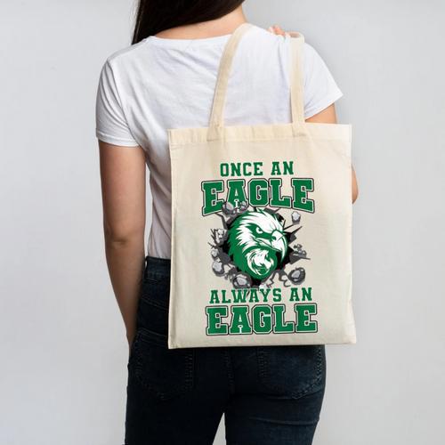 Always An Eagle Back To School Spirit G Canvas Tote Bag - Savourry