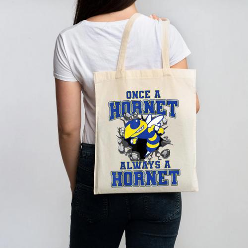 Always A Hornet Back To School Spirit BY Canvas Tote Bag - Savourry