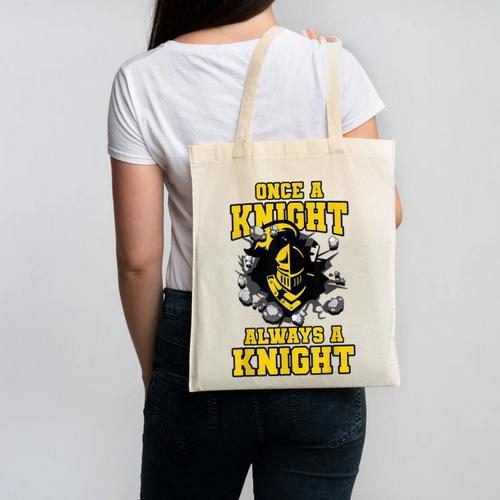 Always A Knight Back To School Spirit GY Canvas Tote Bag - Savourry